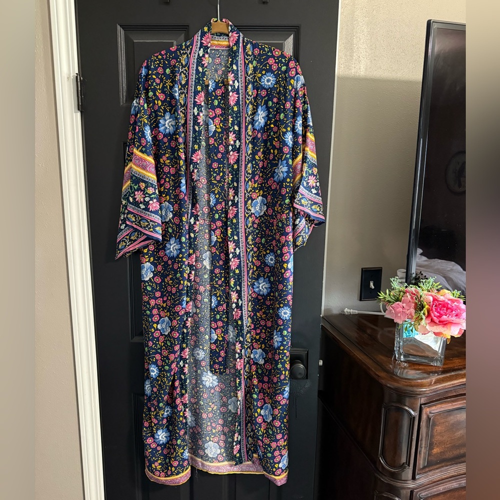 💙REPLICA of the Rare Navy Folktown Kimono 💙